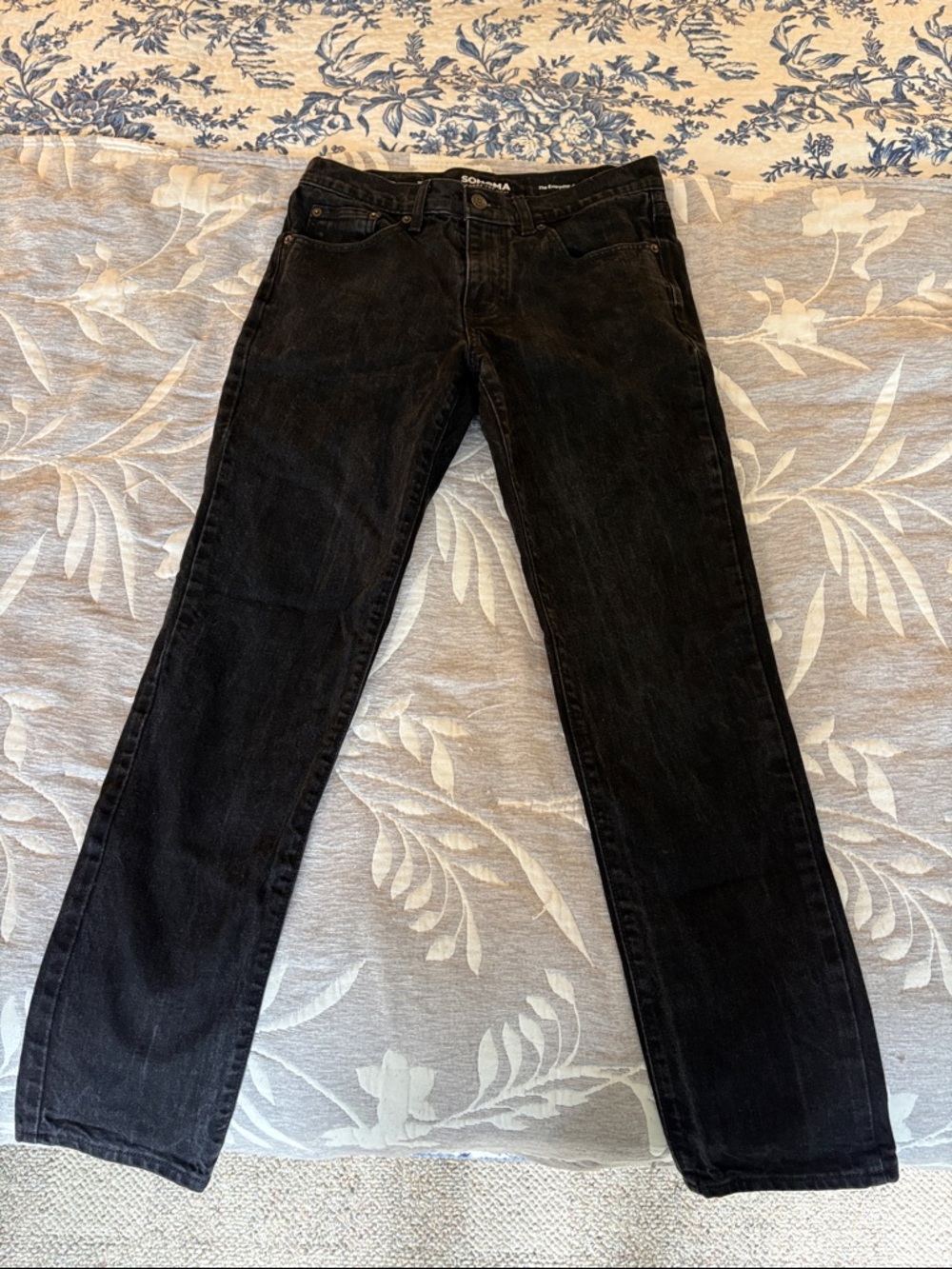 Sonoma Slim Black Men's Jeans — Modern Slim Fit